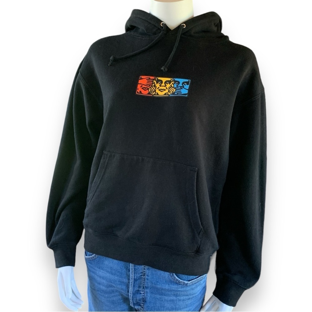 Obey Andre the Giant "Eyes" Logo Heavyweight Fleece Hoodie Small